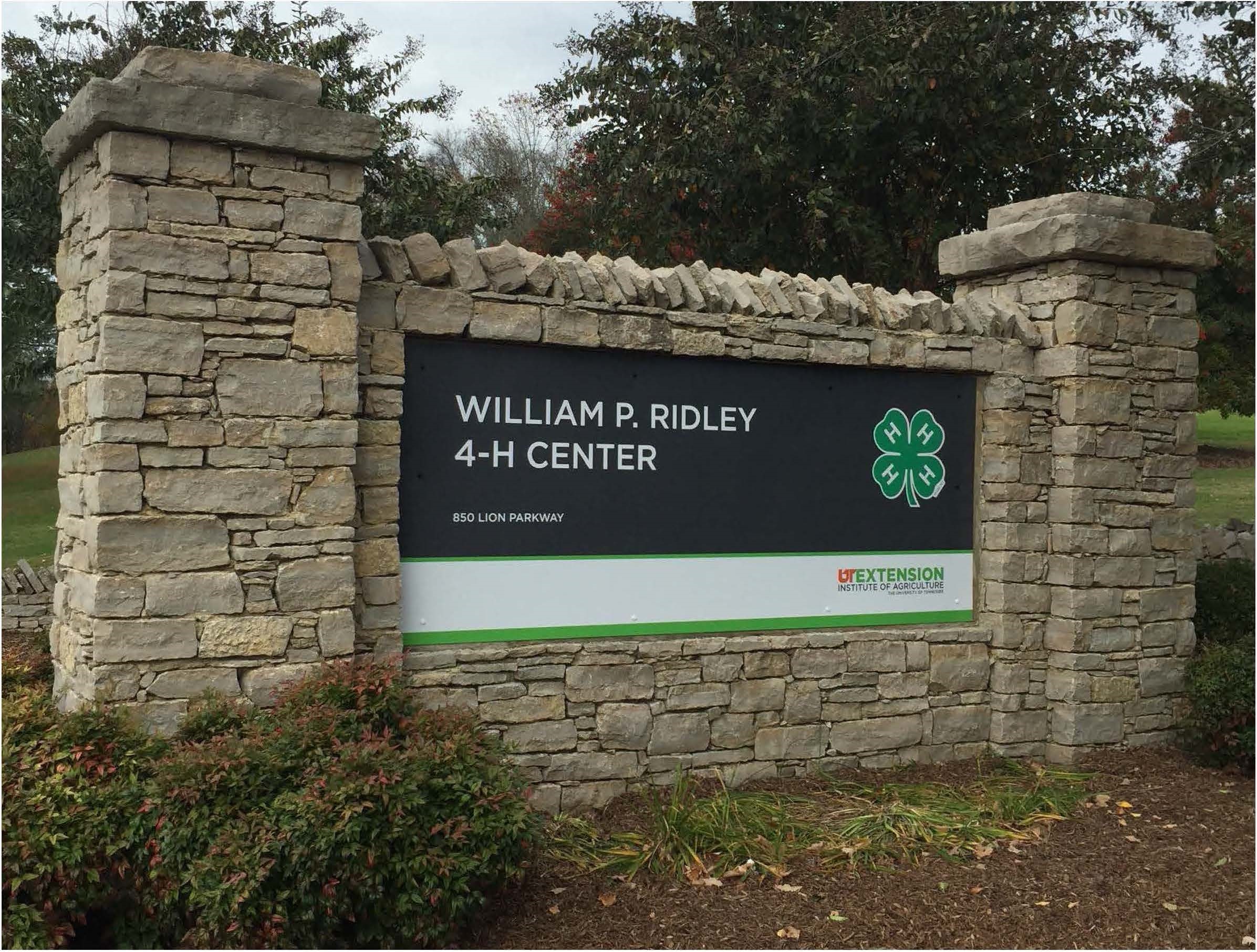 William P. Ridley 4-H Center logo